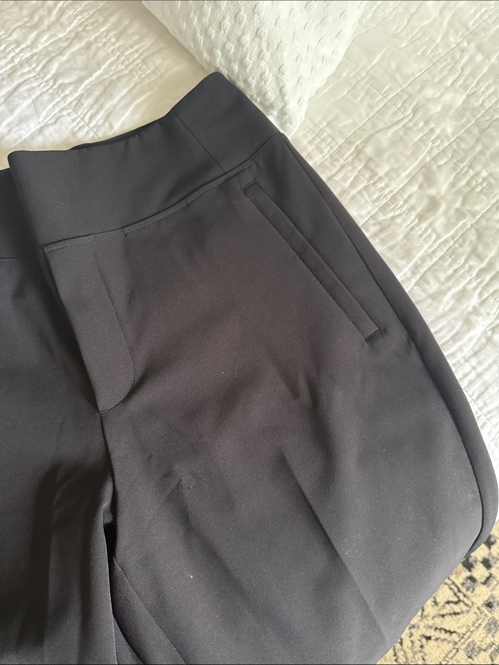 Athleta Endless Black pants worn twice size 8 - Picture 3 of 6